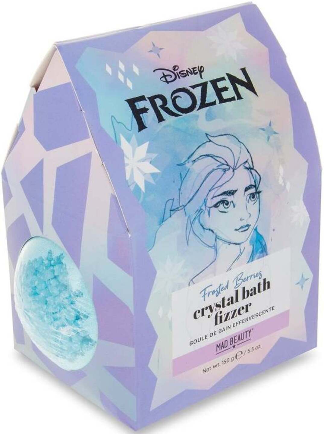 Фото - Бомба для ванни MAD BEAUTY Крижане серце - Кришталева (DF-FG10387-8)