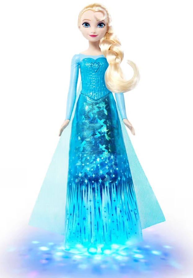 Интерактивная кукла Disney Frozen Эльза Сияние ледяной силы по мотивам м/ф Ледяное сердце (JLJ07)