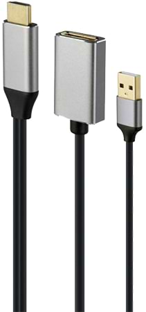 Фото - Перехідник Cablexpert HDMI-DisplayPort 0.1m (A-HDMIM-DPF-02)