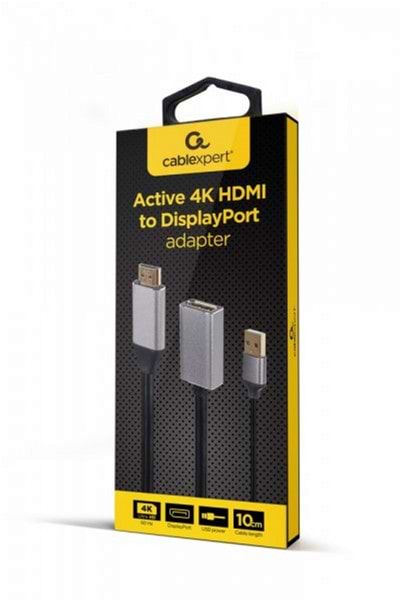 Фото - Перехідник Cablexpert HDMI-DisplayPort 0.1m (A-HDMIM-DPF-02)