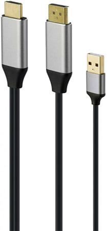 Перехідник Cablexpert HDMI-DisplayPort 2m (A-HDMIM-DPM-01)