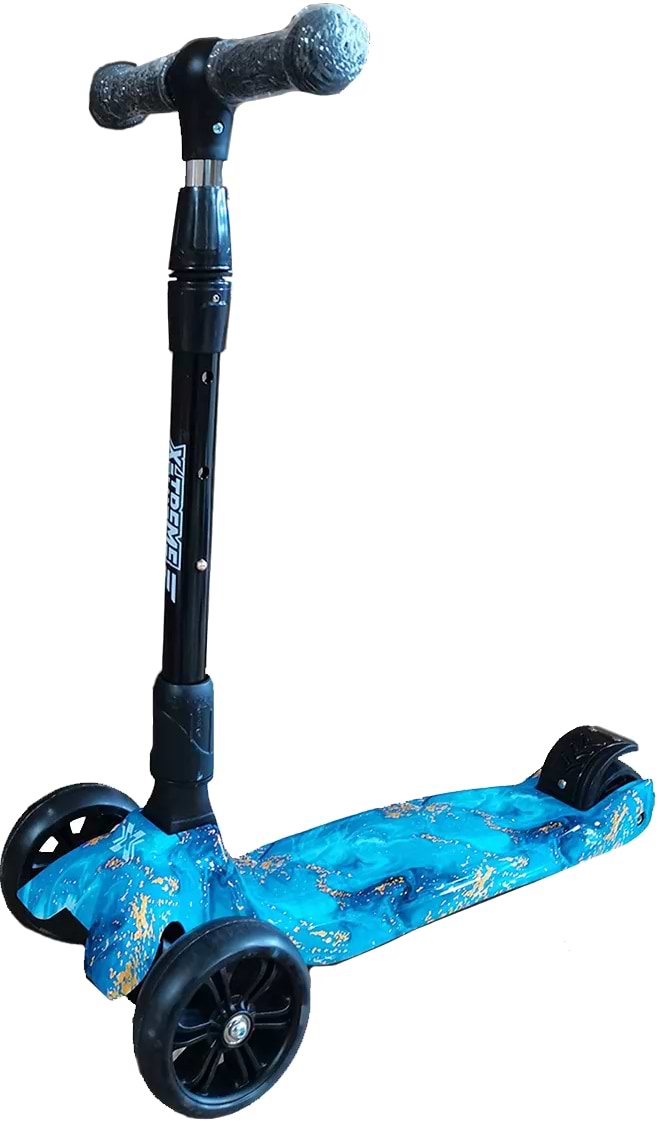 Трёхколёсный самокат X-Treme KS-229WF Blue