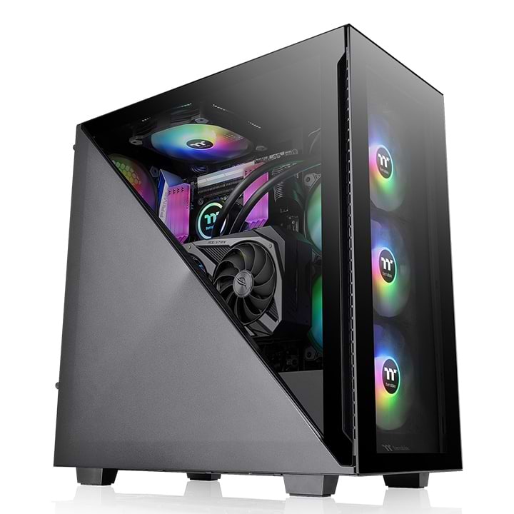 Корпус Thermaltake Divider 300 TG ARGB Black Tempered Glass (CA-1S2-00M1WN-01)