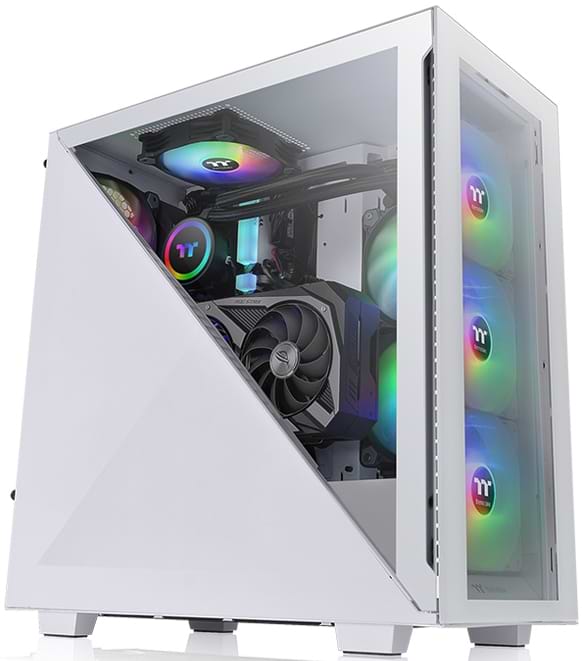 Корпус Thermaltake Divider 300 TG Snow Tempered Glass (CA-1S2-00M6WN-01)