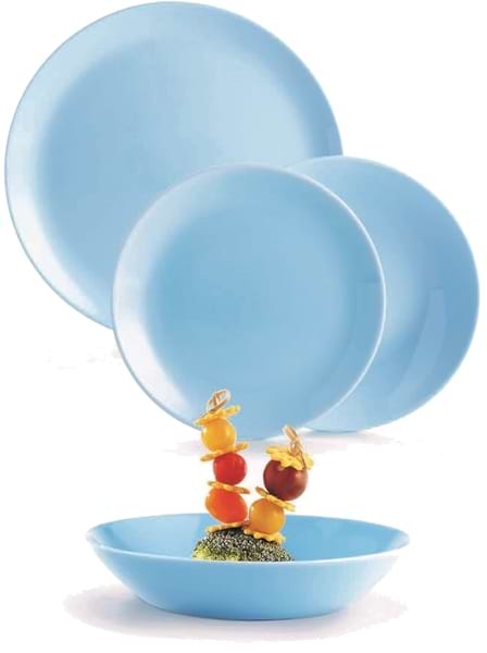 Фото - Столовий сервіз Luminarc Diwali LIight Blue 18 пр (P2962)