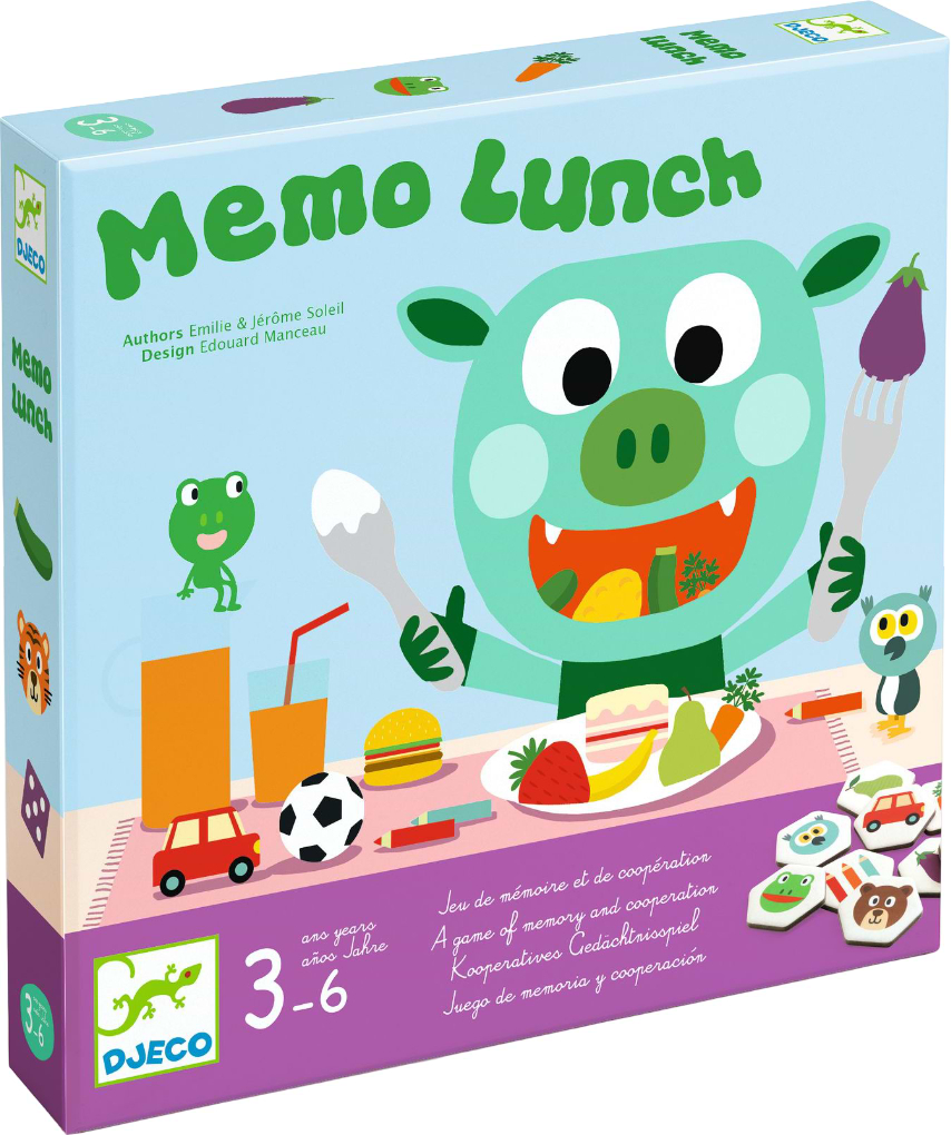Настільна гра (3-4 роки) Djeco Мемо-ланч (DJ00819) - Фото 1