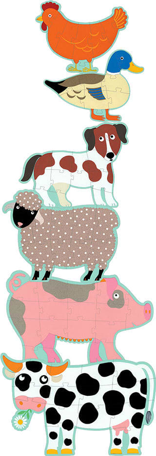 Фото - Пазлы (3-4 года) Djeco Гигант ''Честь и друзья'', DJ07112