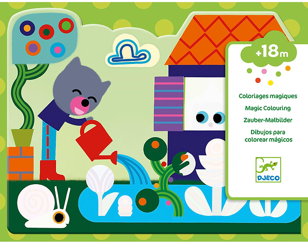 Фото - Набір для малювання водою Djeco "Що заховано в саду?" (DJ09063) Фото - Набір для малювання водою Djeco "Що заховано в саду?" (DJ09063)