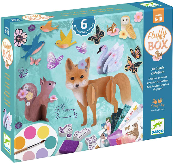 Фото - Набір для паперової творчості Djeco Лисичка та друзі (DJ09329) Фото - Набір для паперової творчості Djeco Лисичка та друзі (DJ09329)