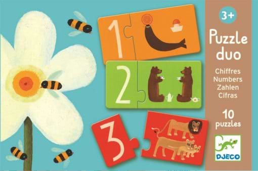 Фото - Пазлы (3-4 года) Djeco игра Посчитай (DJ08151)