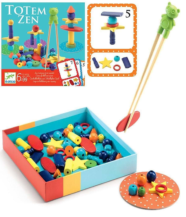 Фото - Настільна гра (5-7 років) Djeco Балансування Тотем зен (DJ08454)