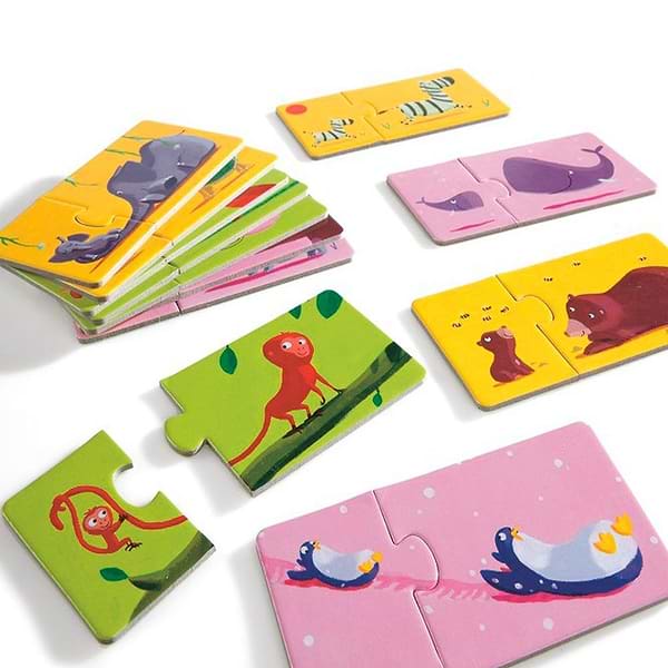 Фото - Пазли (3-4 роки) Djeco гра Мама і Малюк (DJ08157)