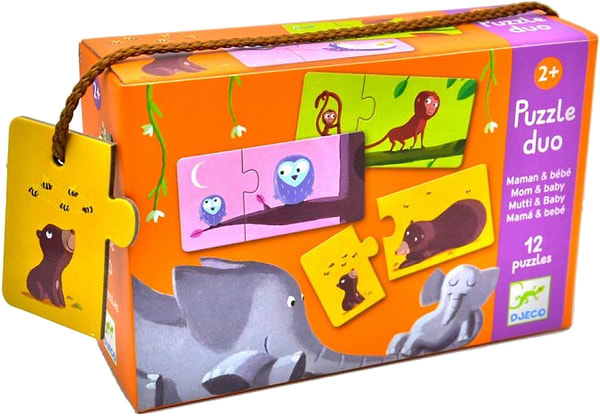 Фото - Пазли (3-4 роки) Djeco гра Мама і Малюк (DJ08157)