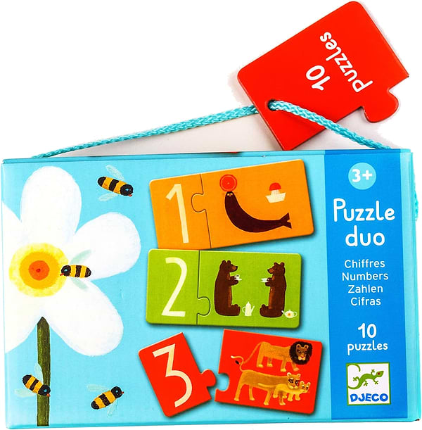 Фото - Пазлы (3-4 года) Djeco игра Посчитай (DJ08151)