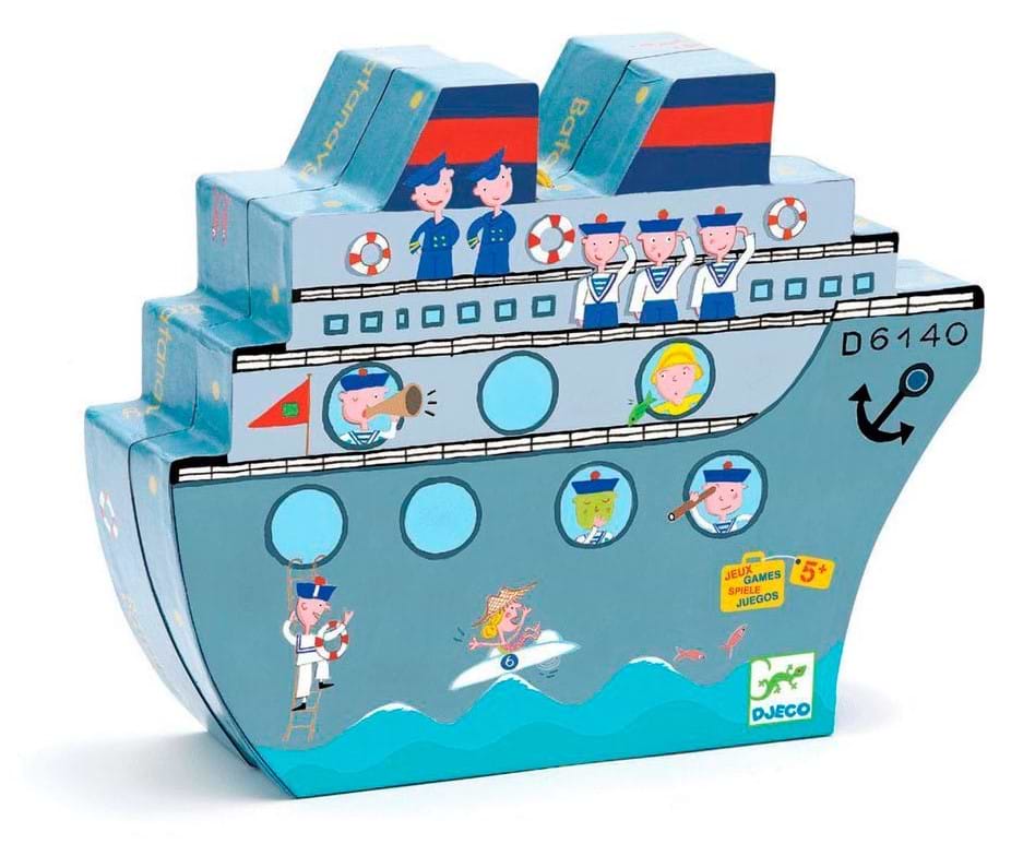 Настільна гра (5-7 років) Djeco тактика Морський бій (DJ05270) - Фото 1