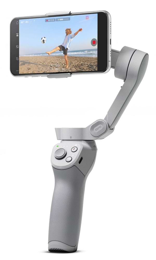 Фото - Трёхосевой ручной стабилизационный подвес DJI Osmo Mobile 4