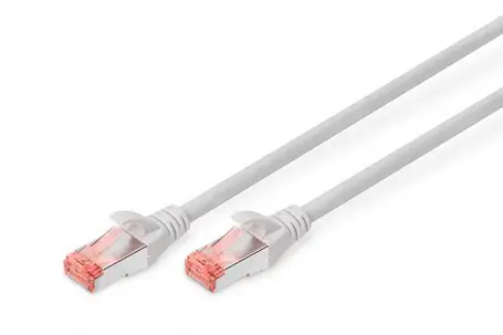Кабель патч-корд Assmann Cat.6 RJ45 to RJ45 S-FTP Cu AWG27 LSZH Grey 1м (DK-1644-010)