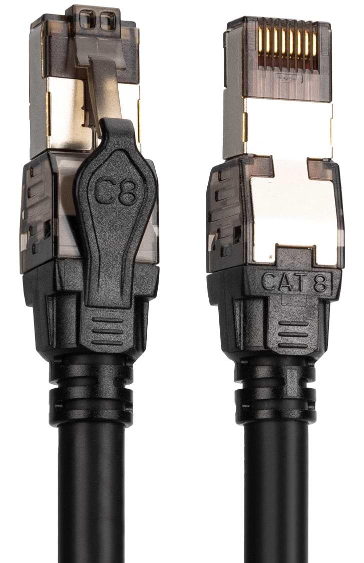 Кабель патч-корд Digitus CAT 8.1 S-FTP 2 м Black (DK-1843-020)