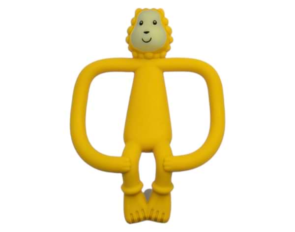 Фото - Прорезыватель Lindo Обезьянка желтый (DK 05 ж)