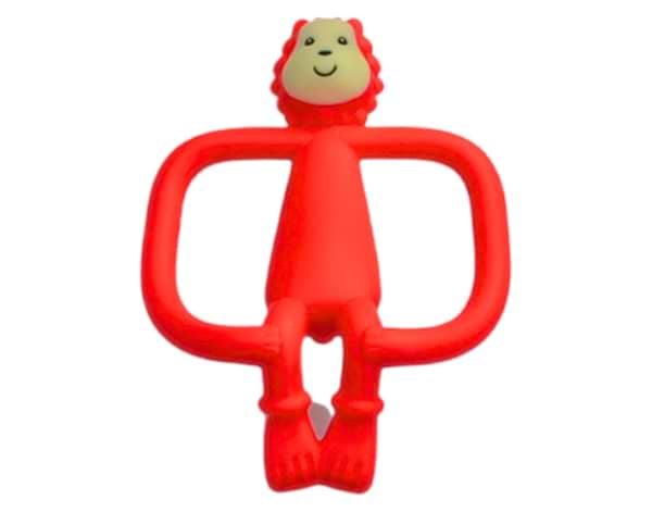 Фото - Прорезыватель Lindo Обезьянка красный (DK 05 ч)