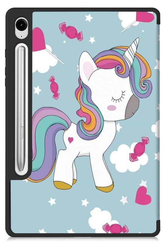Фото - Чохол для планшета BeCover Flexible TPU Mate for Samsung Galaxy Tab S9 (SM-X710/SM-X716)/S9 FE (SM-X510/SM-X516B) 11.0" Unicorn (712536)
