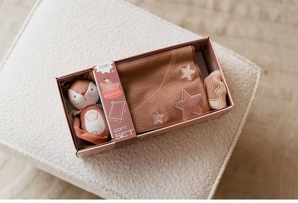 Фото - Плед детский демисезон ELFIKI 85x100 см с игрушкой (ПН-0001)