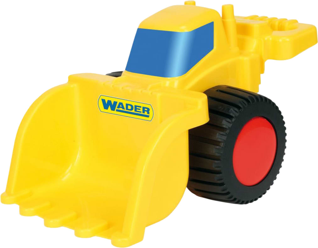 Базовий ігровий транспорт для малюка Wader Бульдозер з ручкою (70400) - Фото 1