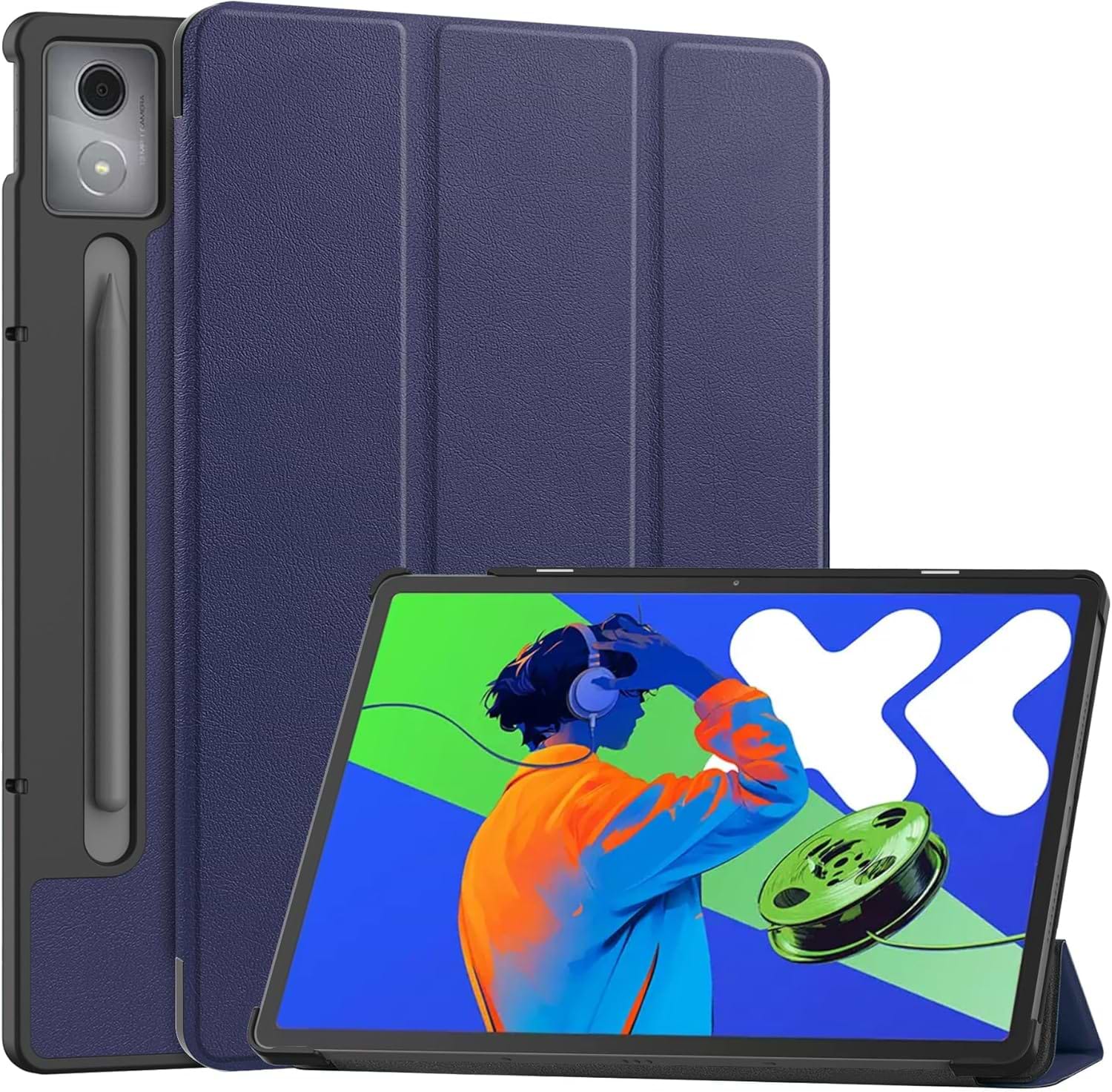 Чохол для планшету BeCover Smart Case for Lenovo Idea Tab Pro 12.7" Deep Blue (713427) - Фото 1