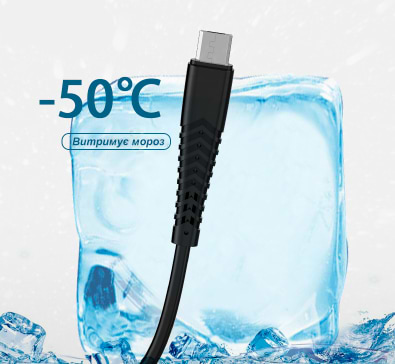 Фото - Кабель синхронизации данных Denmen D42T Silicone USB Type-C 2.4A 1m White (DM-D42T-WH)