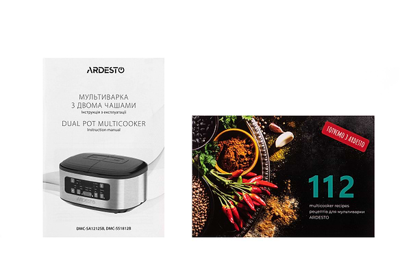 Фото - Мультиварка Ardesto DMC-SA1212SB Silver/Black