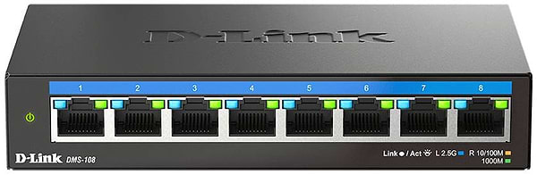 Фото - Коммутатор локальної мережі (Switch) D-Link DMS-108