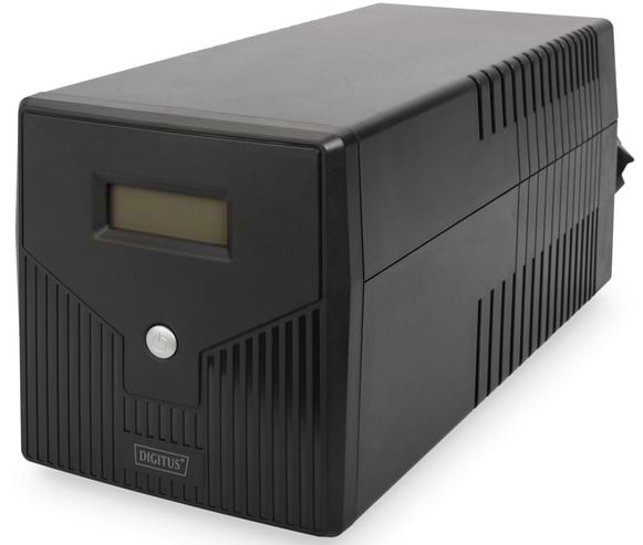 Джерело безперебійного живлення Digitus 1000VA/600W,LCD,4xSchuko,RJ45,RS232,USB (DN-170074)