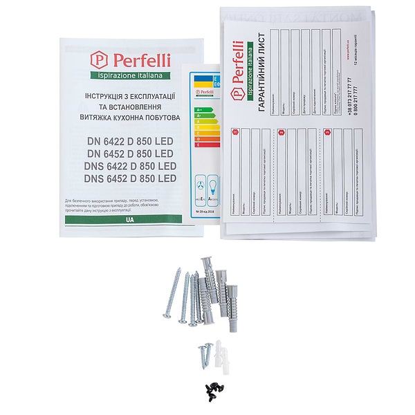 Фото - Витяжка декоративна Perfelli DN 6422 D 850 BL LED
