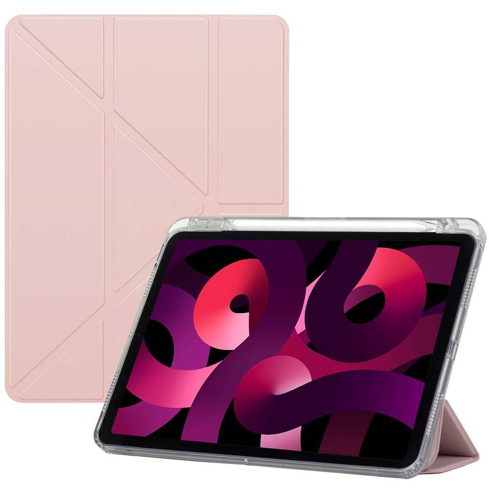 Чехол для планшета BeCover Ultra Slim Origami Transparent с креплением Apple iPad Air 11" M2/M3 (2024/2025) Pink (711391)