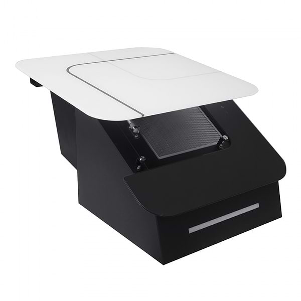 Фото - Витяжка декоративна Perfelli DNS 9753 B 1100 WH/BL LED Strip