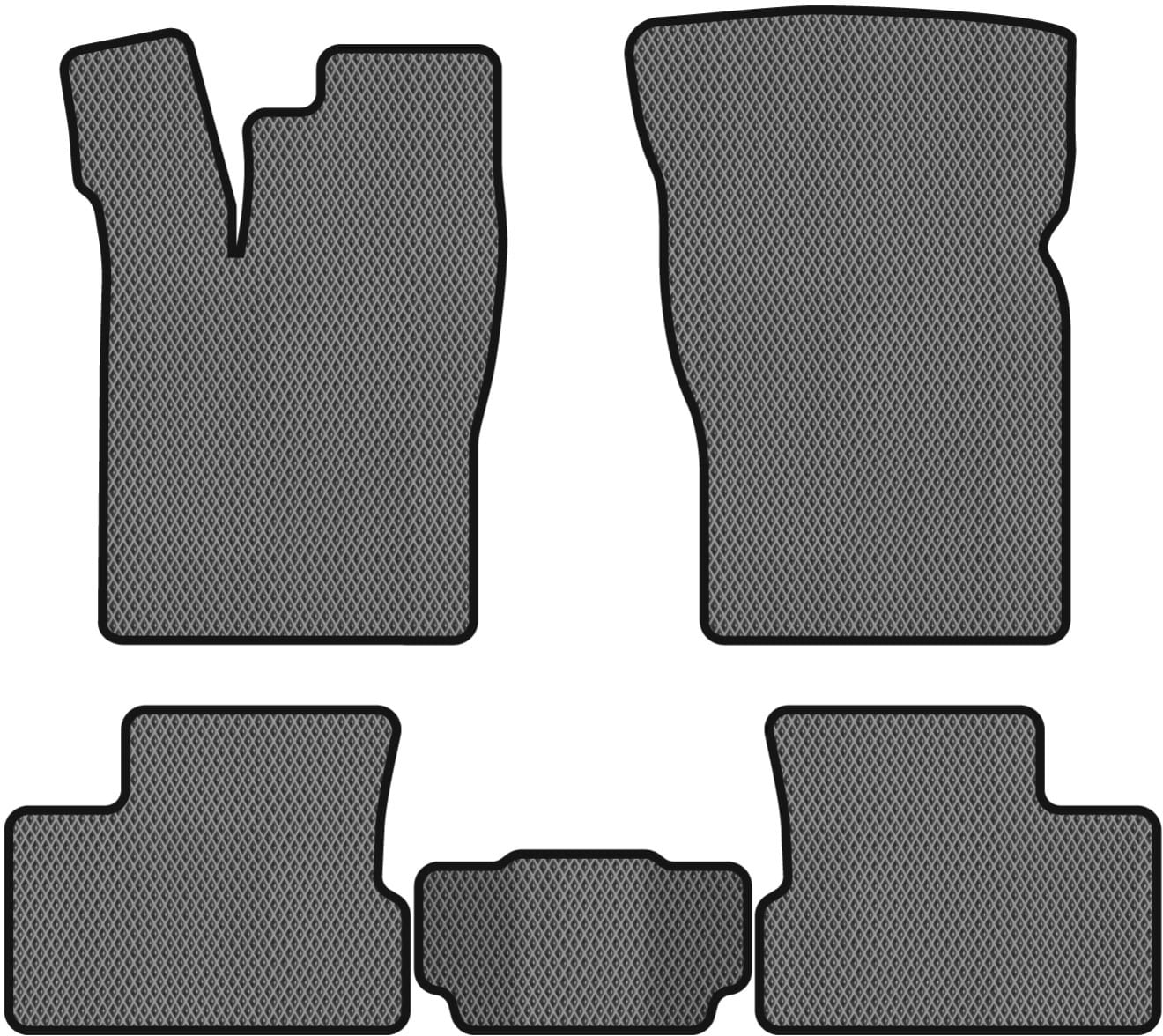 EVA килимки в салон авто EVAtech для Nexia Daewoo 1995-2016 1 покоління Htb EU DO31064C5RGB