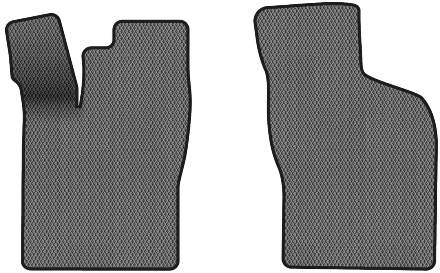 EVA коврики в салон авто передние EVAtech для Nexia Daewoo 1995-2016 1 поколение Sedan EU DO31065AV2RGB