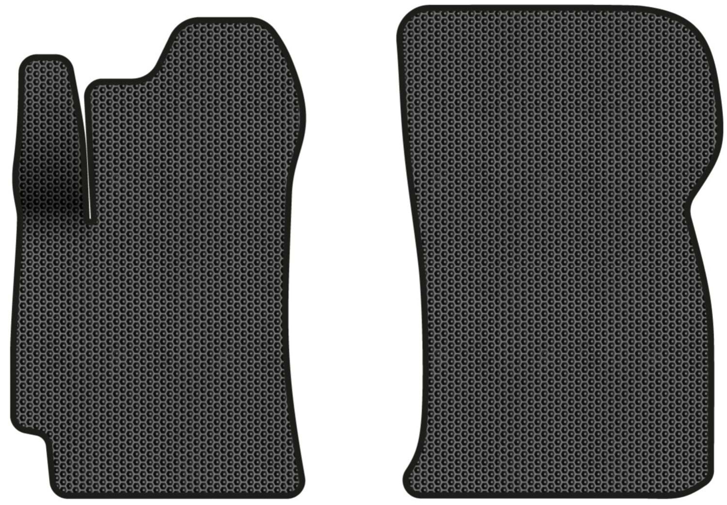 EVA коврики в салон авто передние EVAtech для Lanos Daewoo 1998-2017 1 поколение Htb EU DO31959A2SBB