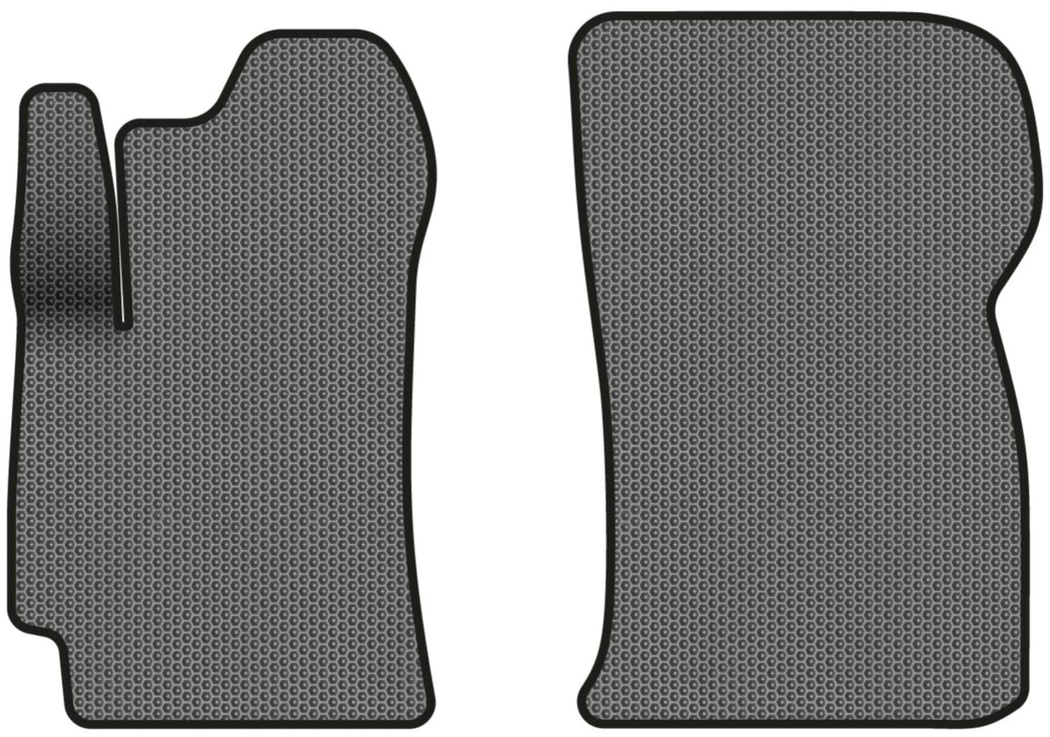 EVA коврики в салон авто передние EVAtech для Lanos Daewoo 1998-2017 1 поколение Htb EU DO31959A2SGB