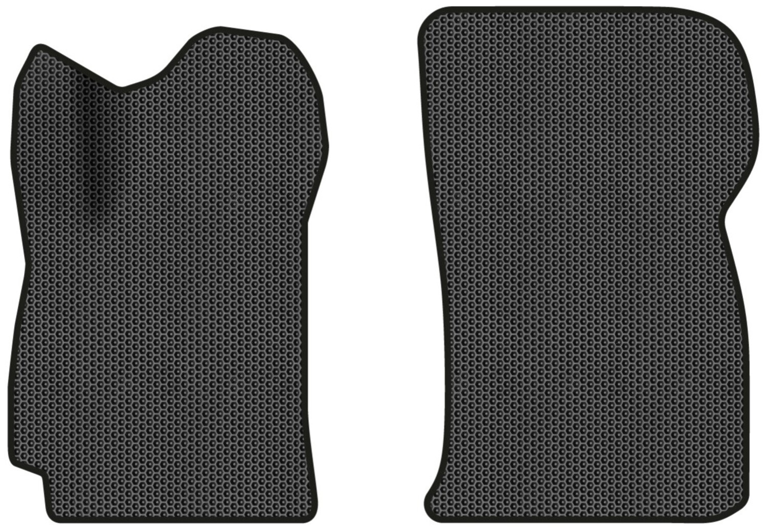 EVA коврики в салон авто передние EVAtech для Lanos Daewoo 1998-2017 1 поколение Htb EU DO31959AD2SBB