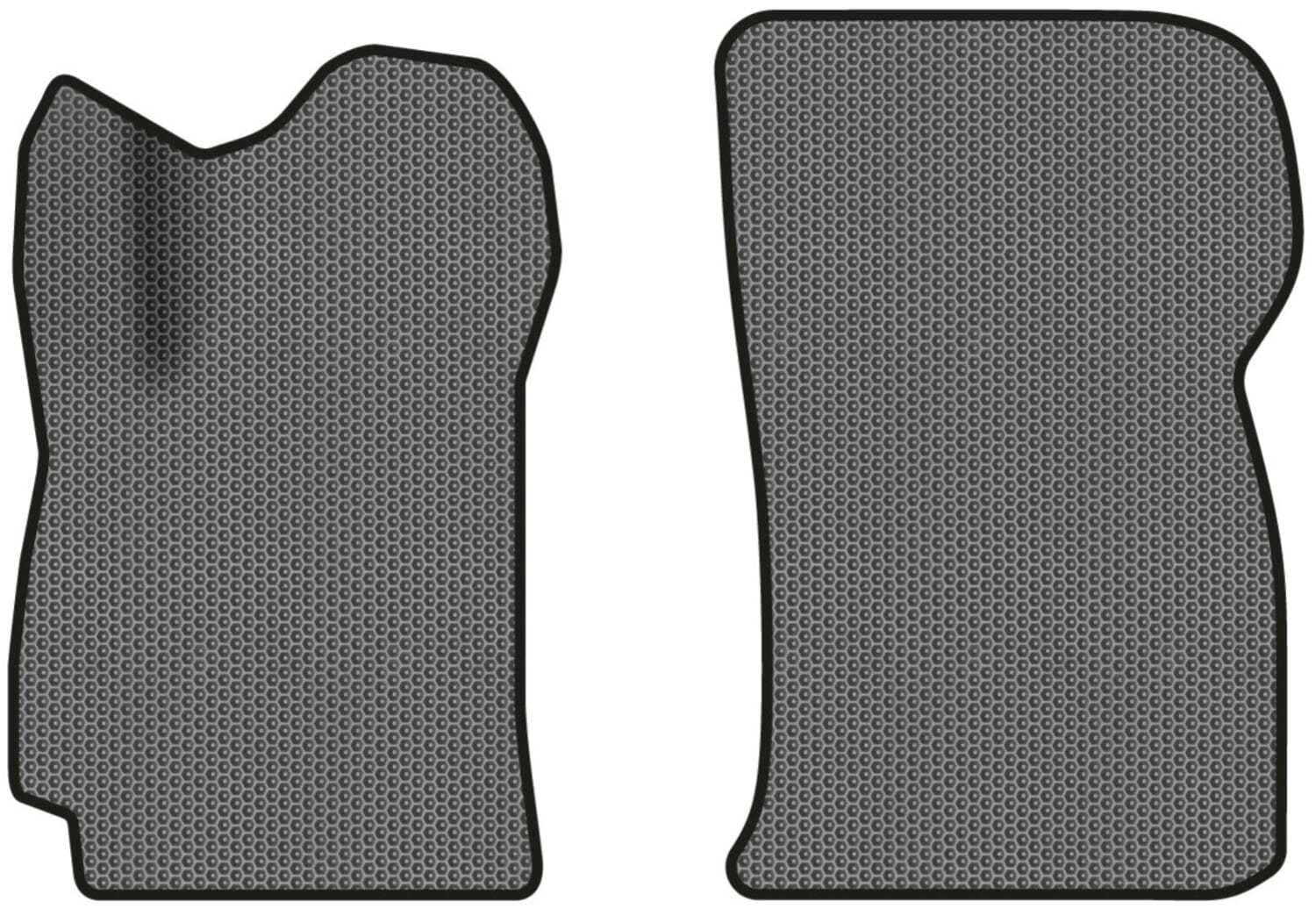 EVA коврики в салон авто передние EVAtech для Lanos Daewoo 1998-2017 1 поколение Htb EU DO31959AD2SGB