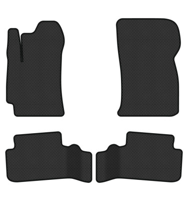 Фото - Килимки з екошкіри в салон авто EVAtech ECO для Sens Daewoo 2002-2017 1 покоління Sedan EU DO33609PC4BBB