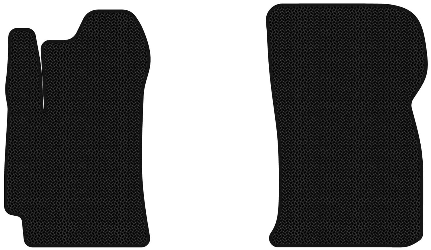 EVA коврики в салон авто передние EVAtech для Sens Daewoo 2002-2017 1 поколение Sedan EU DO33609A2KBB