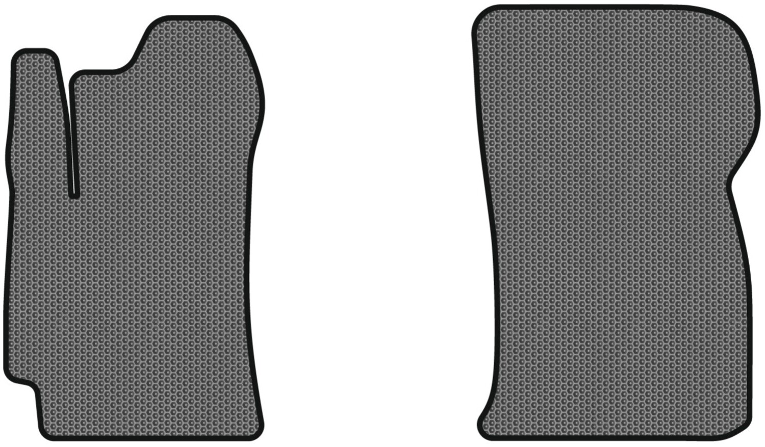EVA коврики в салон авто передние EVAtech для Sens Daewoo 2002-2017 1 поколение Sedan EU DO33609A2SGB
