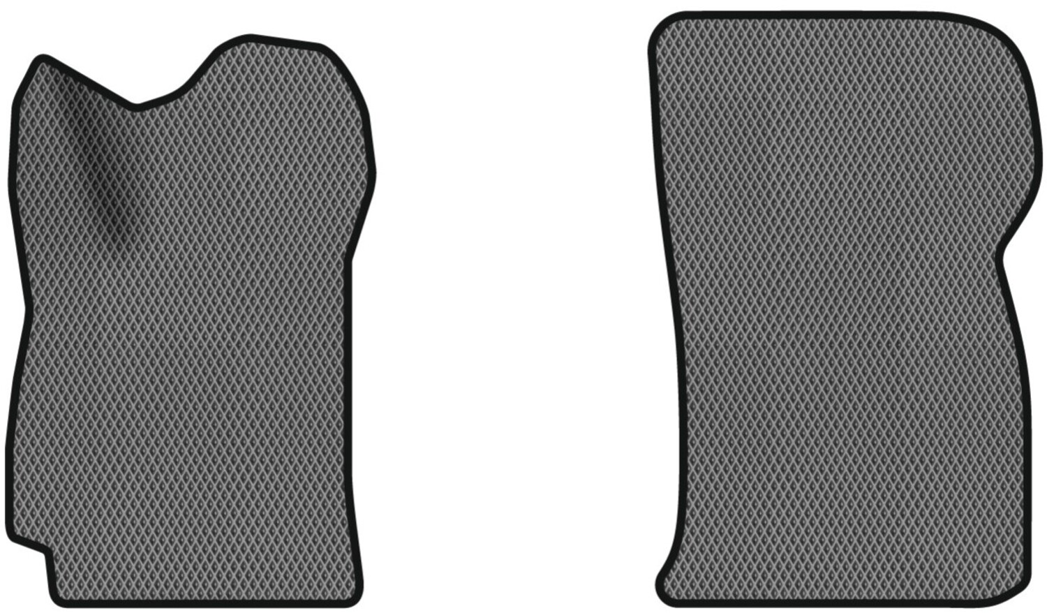 EVA коврики в салон авто передние EVAtech для Sens Daewoo 2002-2017 1 поколение Sedan EU DO33609AD2RGB