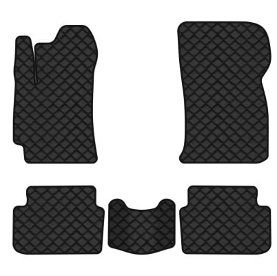 Коврики из экокожи в салон авто EVAtech ECO для Sens Daewoo 2002-2017 1 поколение Sedan EU DO33609C5BBB