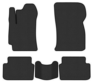 EVA коврики в салон авто EVAtech для Sens Daewoo 2012-2017 1 поколение Htb EU DO33610C5RBB