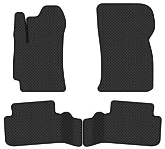 EVA коврики в салон авто EVAtech для Sens Daewoo 2012-2017 1 поколение Htb EU DO33610PC4RBB