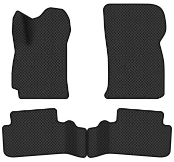 EVA коврики в салон авто EVAtech для Sens Daewoo 2012-2017 1 поколение Htb EU DO33610PDC4RBB