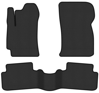 EVA коврики в салон авто EVAtech для Sens Daewoo 2012-2017 1 поколение Htb EU DO33610Z3RBB